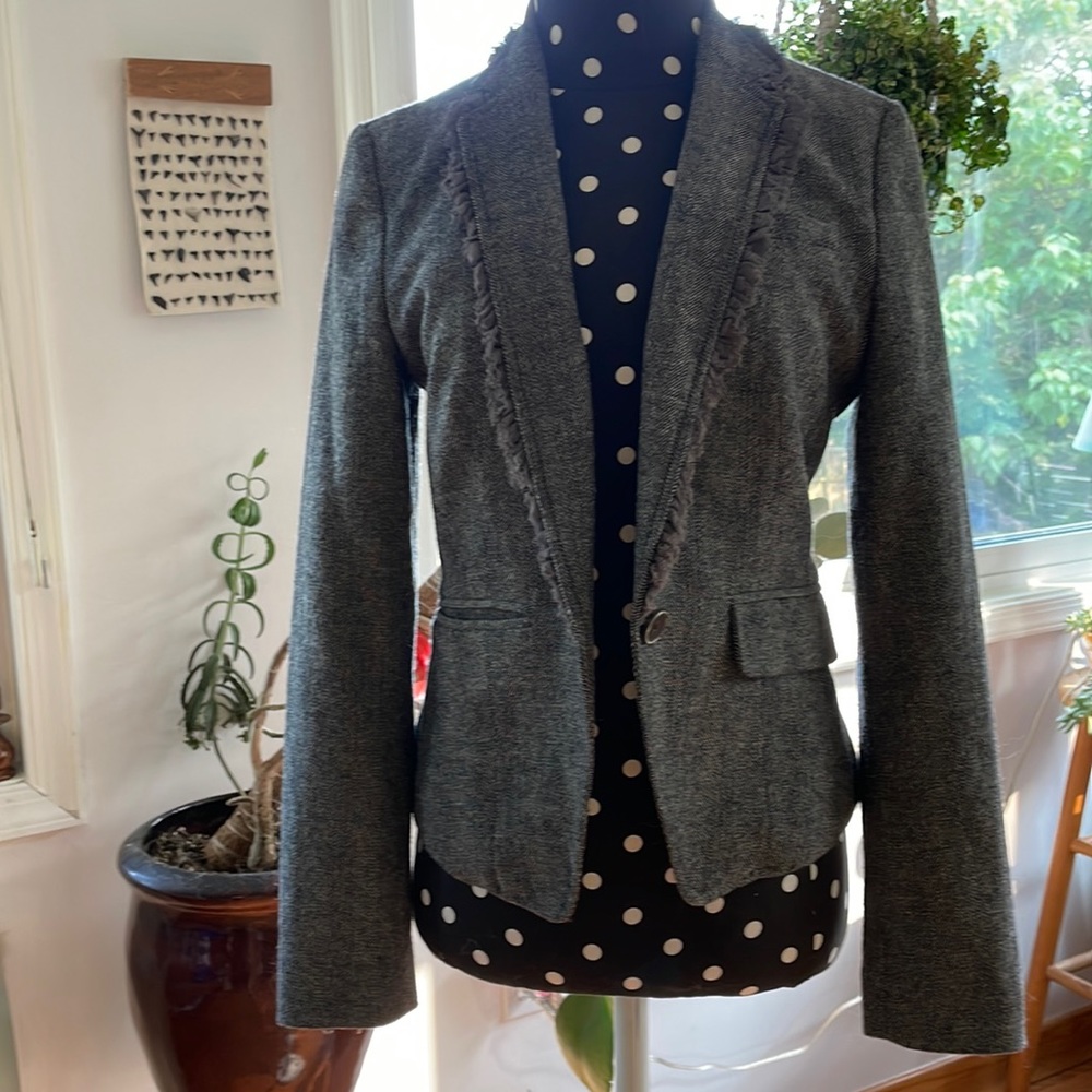 Banana Republic wool blend blazer